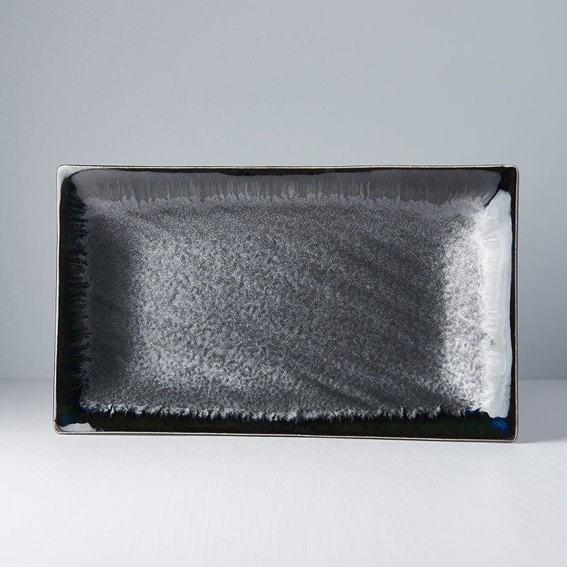 Platter Rectangular 33cm Matt and Shiny Glaze V637-C2542