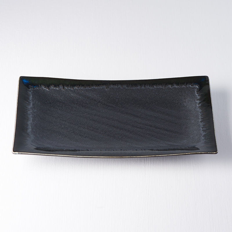 Platter Rectangular 33cm Matt and Shiny Glaze V637-C2542