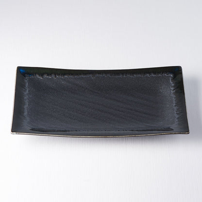 Platter Rectangular 33cm Matt and Shiny Glaze V637-C2542