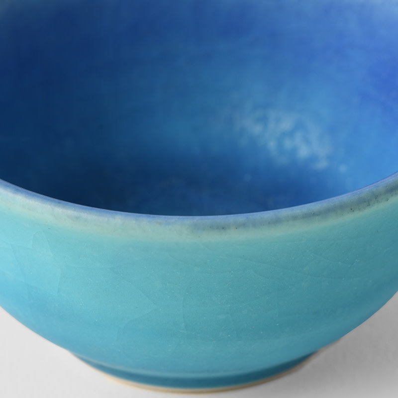 Sake Cup 5.3cm 30ml Turquoise Glaze V637-C2567