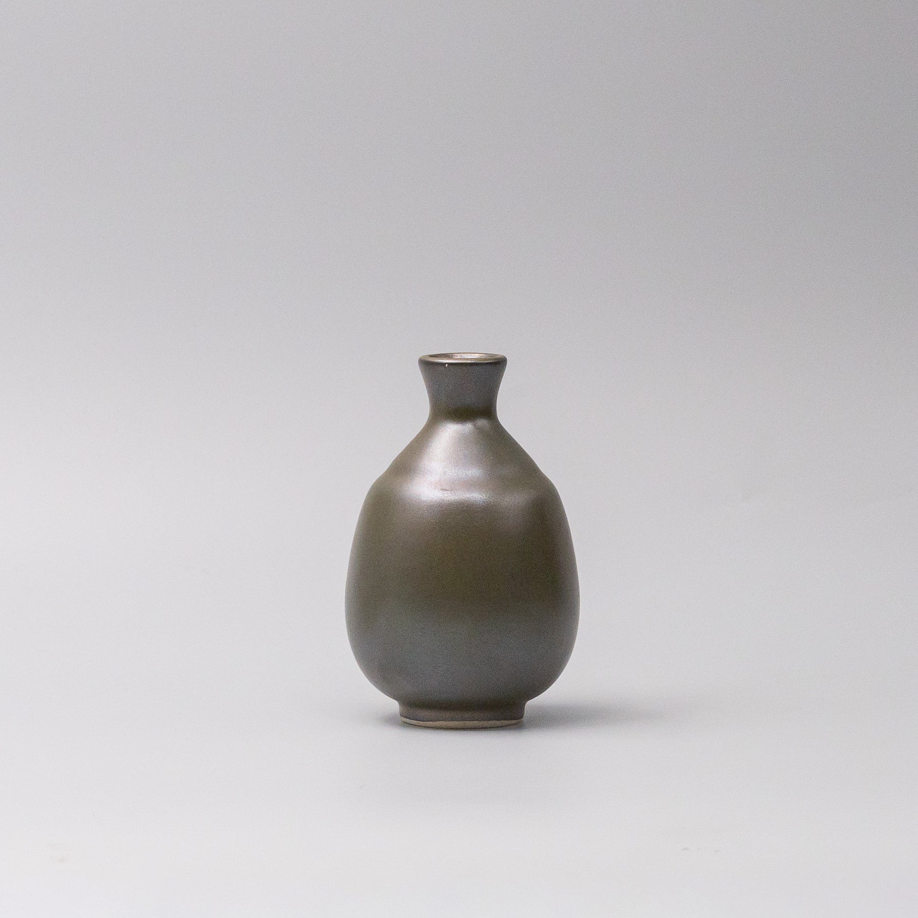 Sake Jug 8cm 275ml Olive Lustre Glaze V637-C2574O