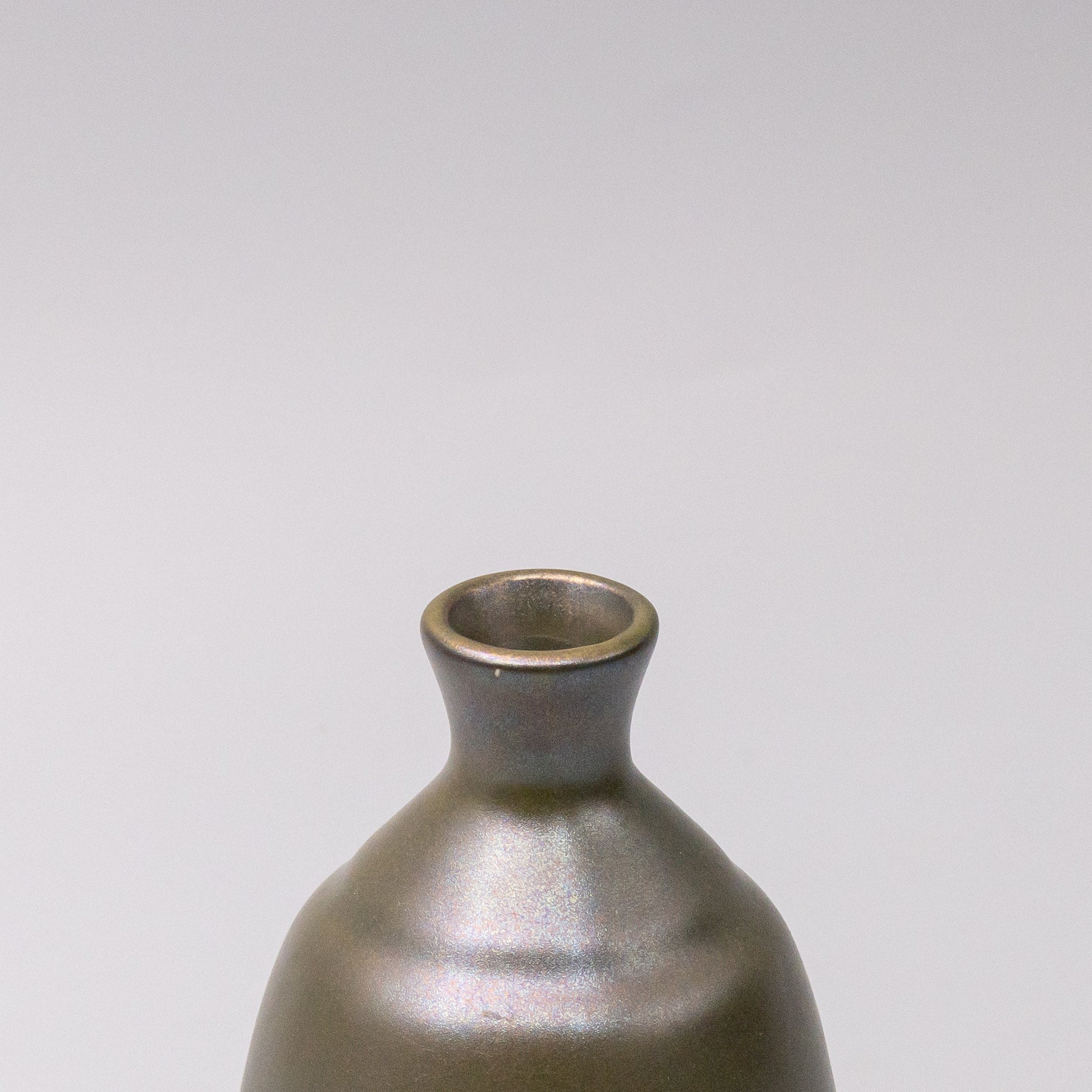 Sake Jug 8cm 275ml Olive Lustre Glaze V637-C2574O