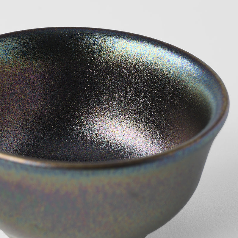 Sake Cup 5.3cm 30ml Dark Lustre Glaze V637-C2575