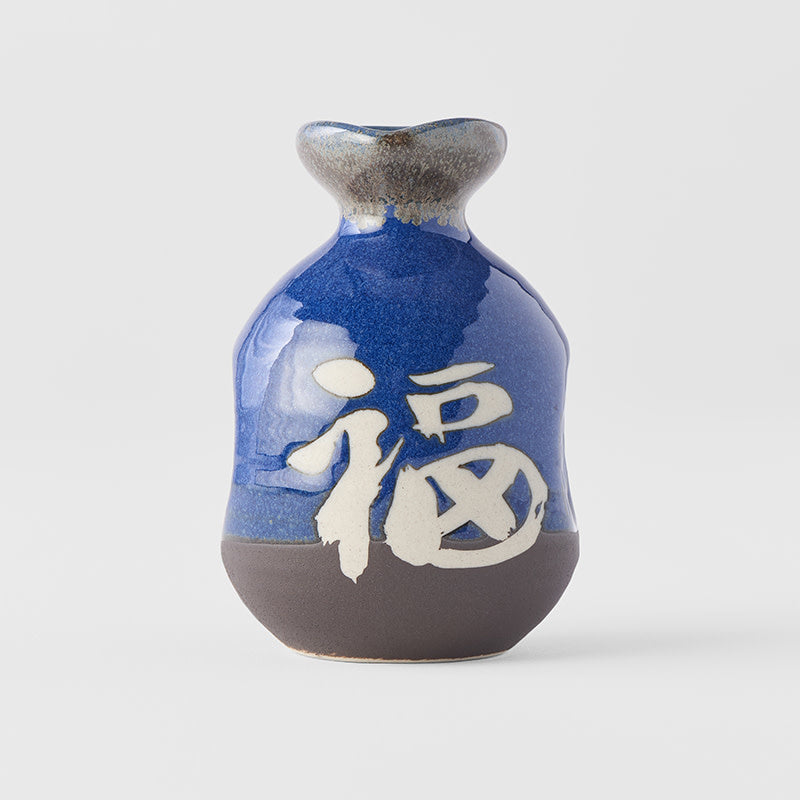 Sake Jug Indigo Blue Glaze V637-C2607