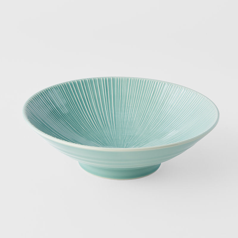 Ramen Bowl 24cm Craft Aqua Glaze V637-C2639