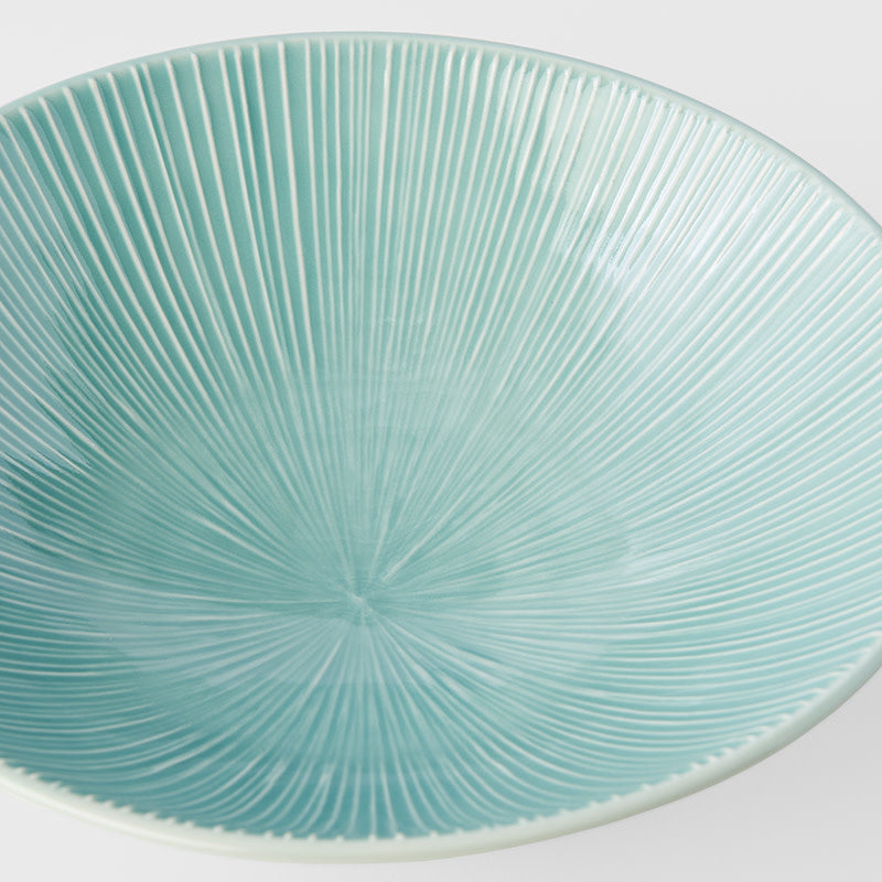 Ramen Bowl 24cm Craft Aqua Glaze V637-C2639
