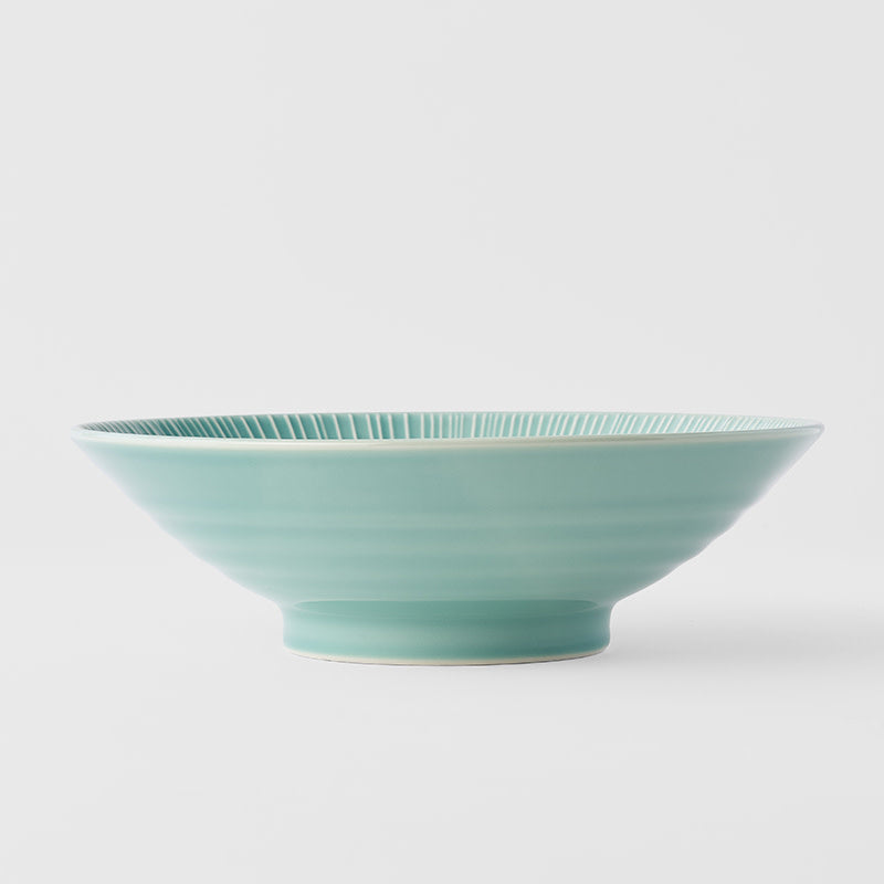 Ramen Bowl 24cm Craft Aqua Glaze V637-C2639