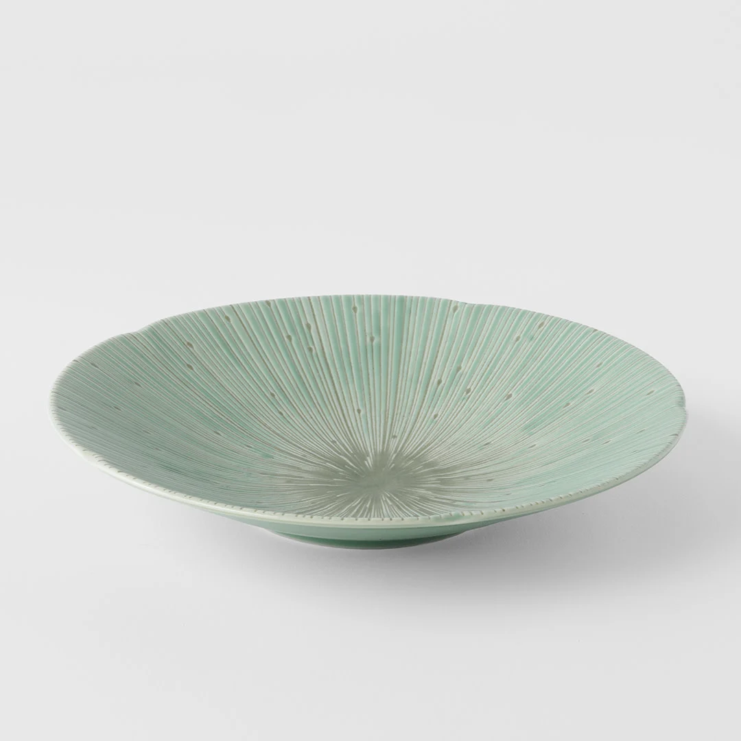 Pasta Bowl 22.5cm Ice Green Glaze V637-C2682