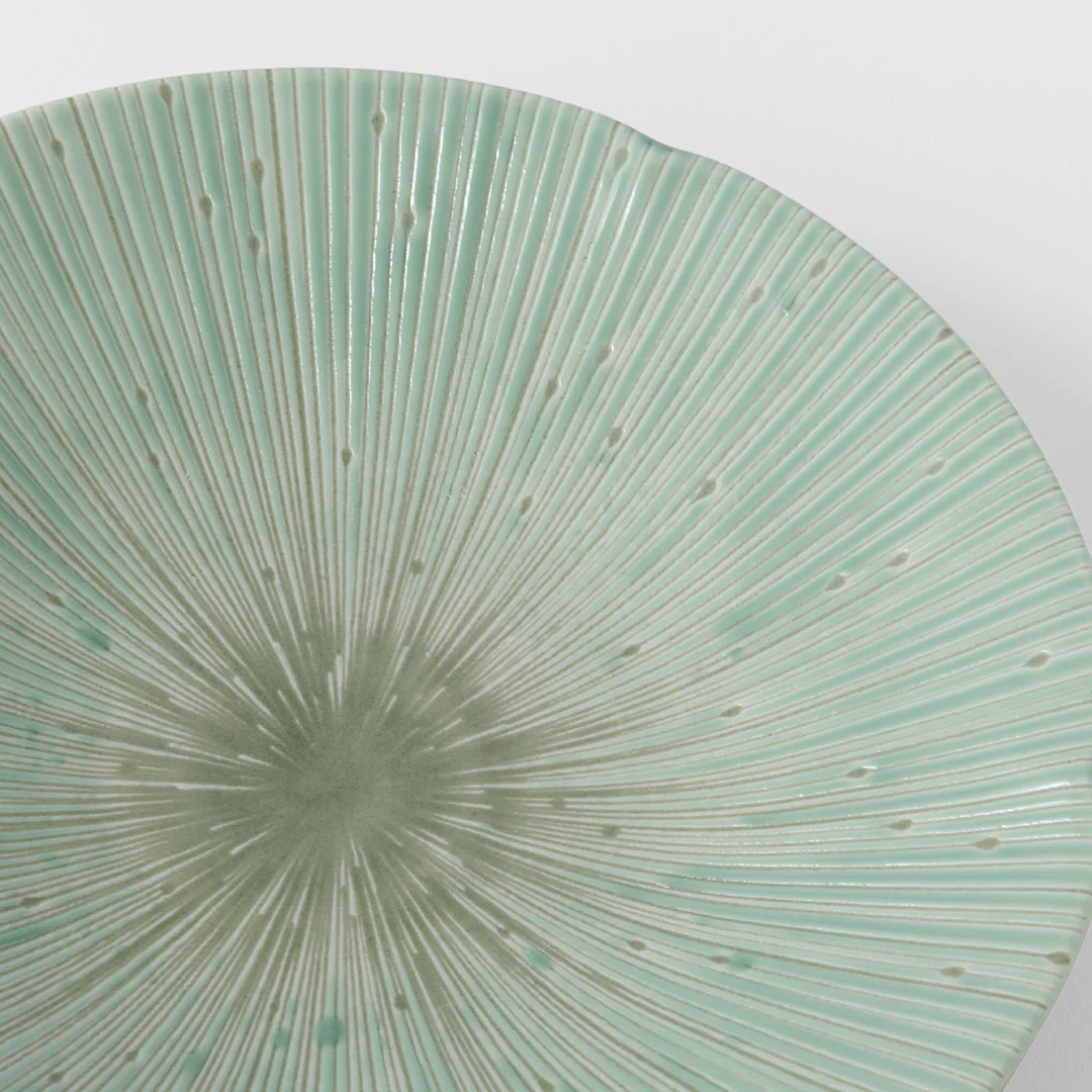 Pasta Bowl 22.5cm Ice Green Glaze V637-C2682