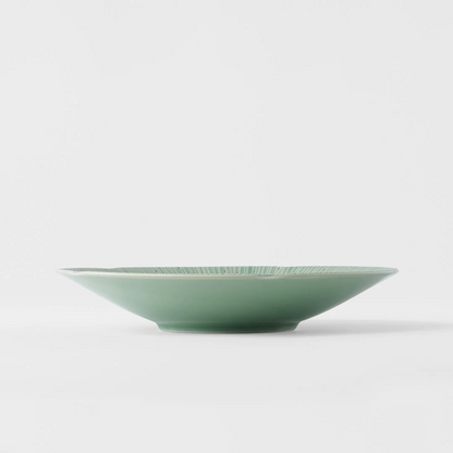 Pasta Bowl 22.5cm Ice Green Glaze V637-C2682