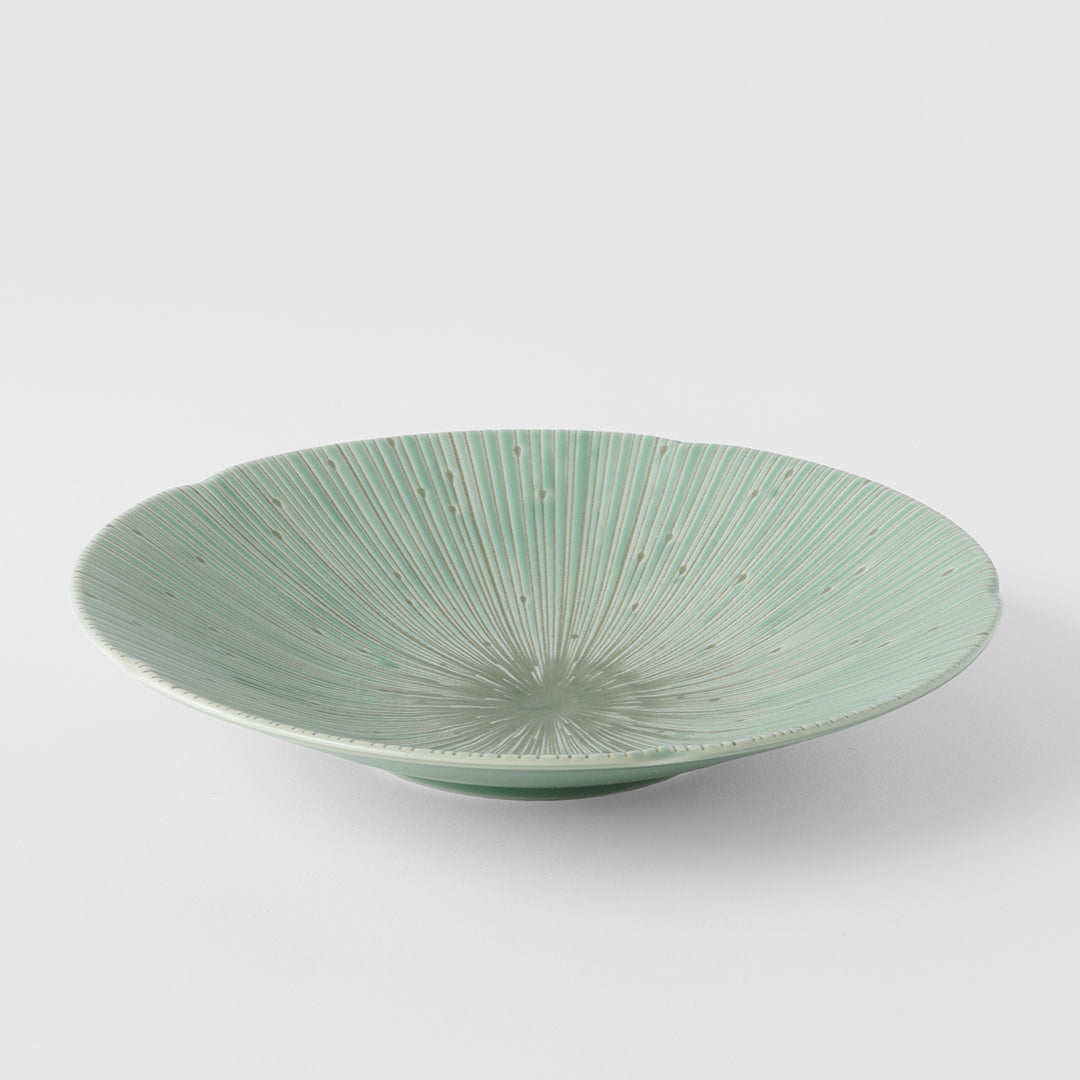 Pasta Bowl 22.5cm Ice Green Glaze V637-C2682