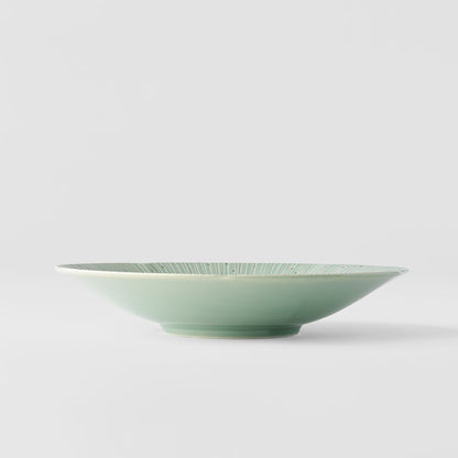 Pasta Bowl 24.5cm Ice Green Glaze V637-C2683
