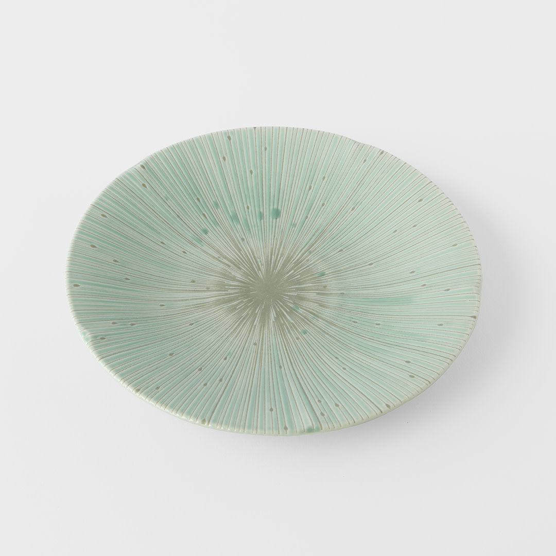 Side Plate 22cm Ice Green Glaze V637-C2686