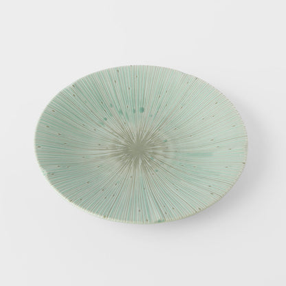 Side Plate 22cm Ice Green Glaze V637-C2686