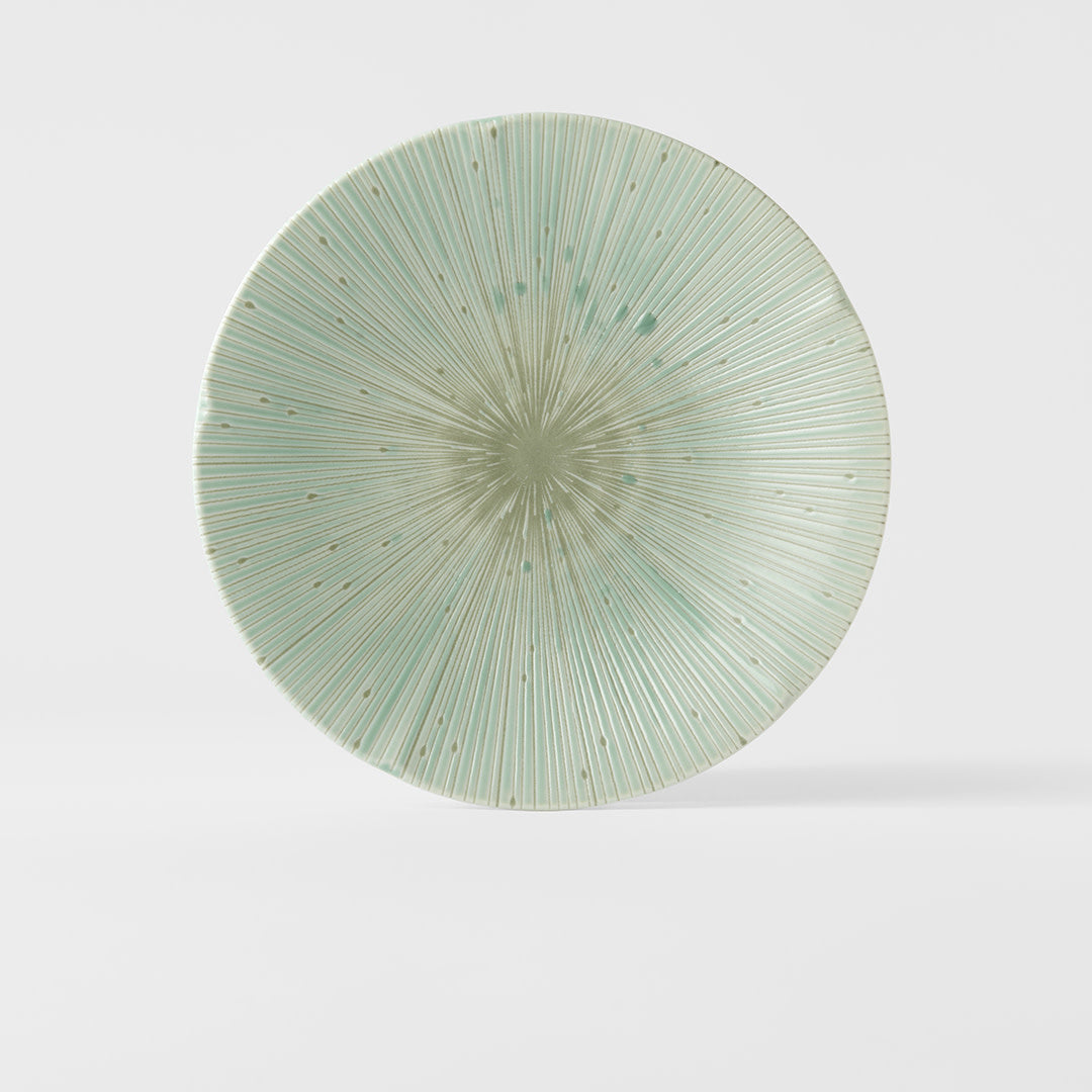 Side Plate 22cm Ice Green Glaze V637-C2686