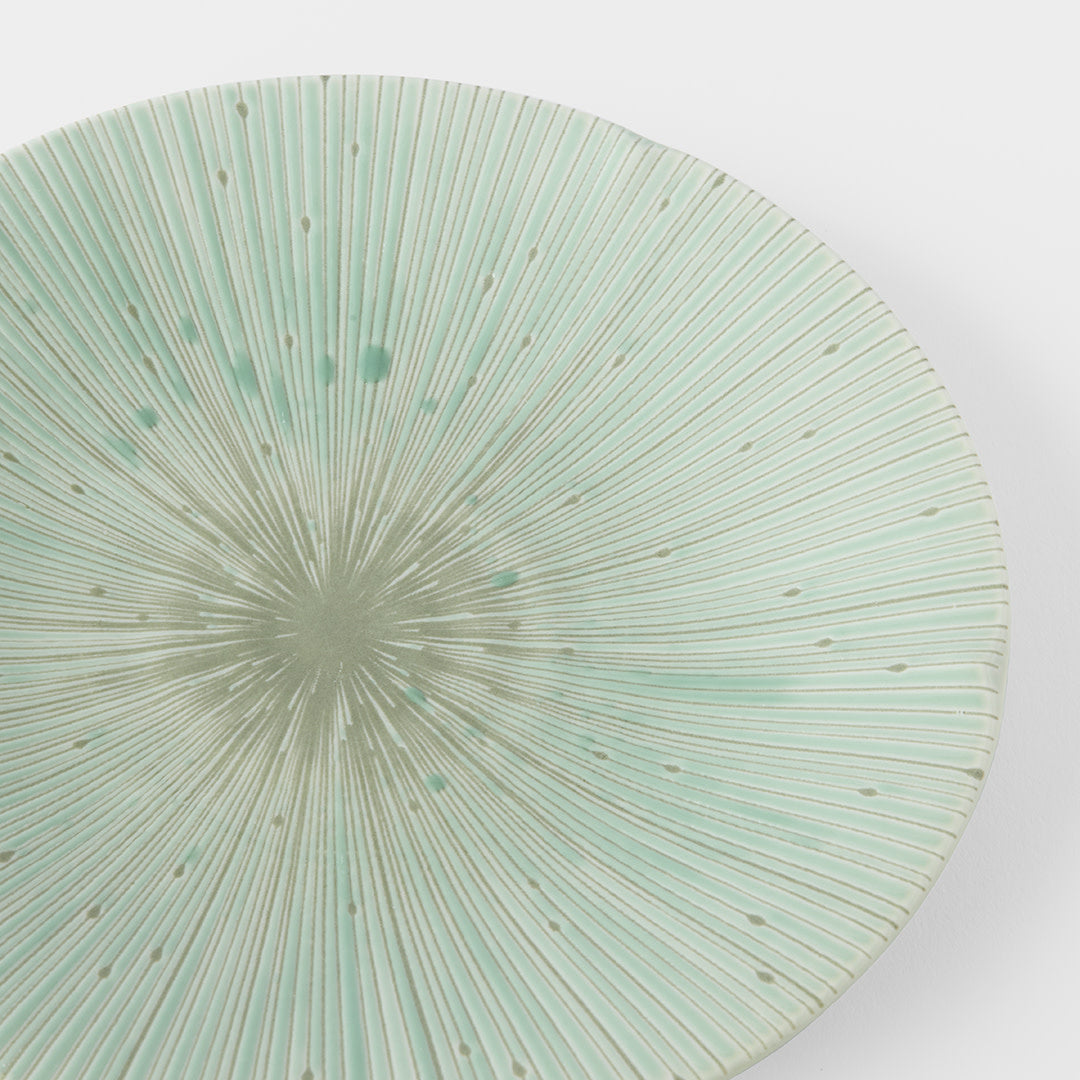 Side Plate 22cm Ice Green Glaze V637-C2686