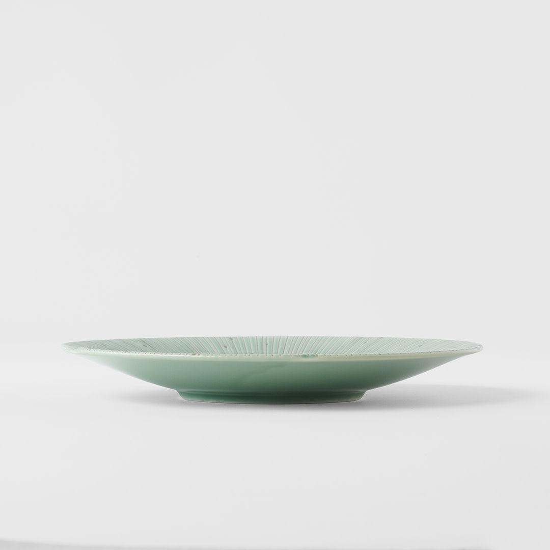 Side Plate 22cm Ice Green Glaze V637-C2686