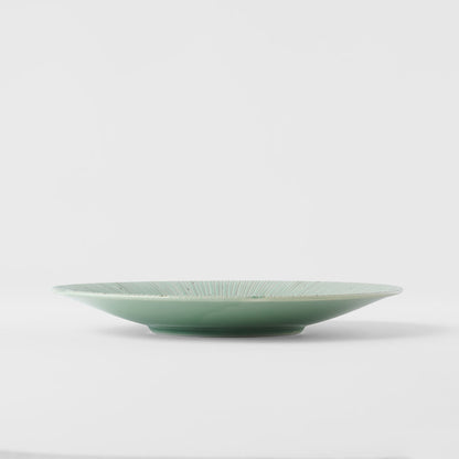 Side Plate 22cm Ice Green Glaze V637-C2686