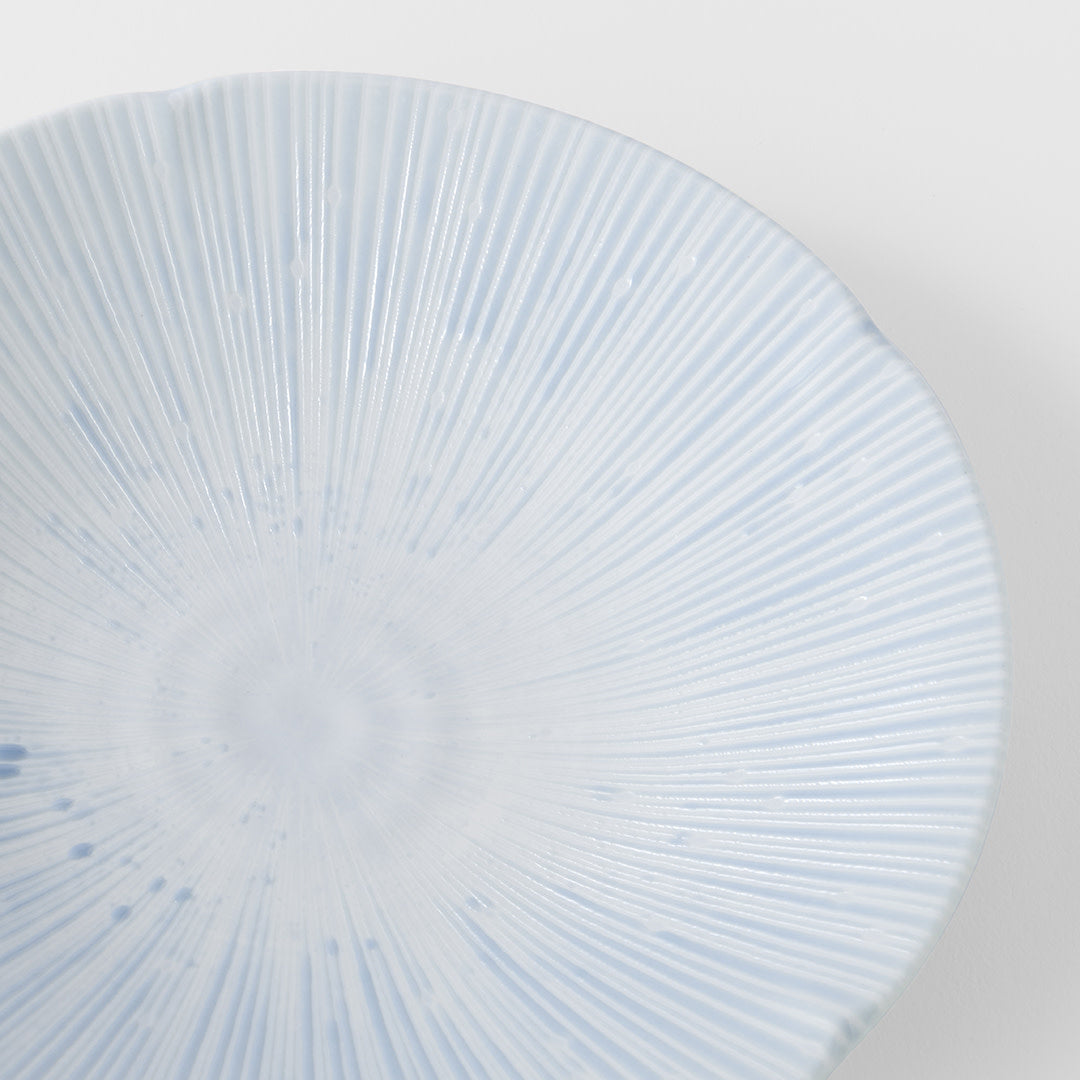 Pasta Bowl 22.5cm Ice Blue Glaze V637-C2691