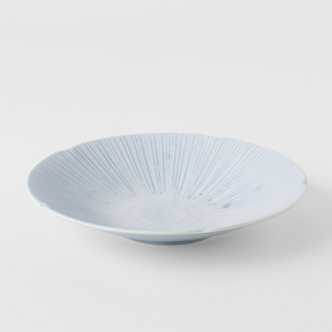 Pasta Bowl 22.5cm Ice Blue Glaze V637-C2691