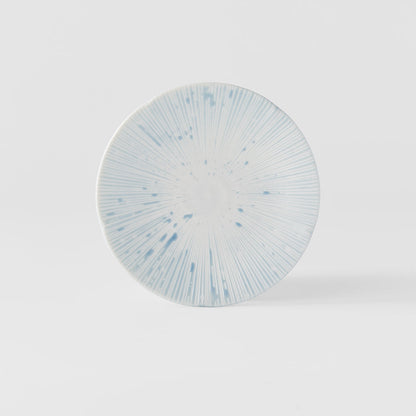Tapas Plate 16.5cm Ice Blue Glaze V637-C2694
