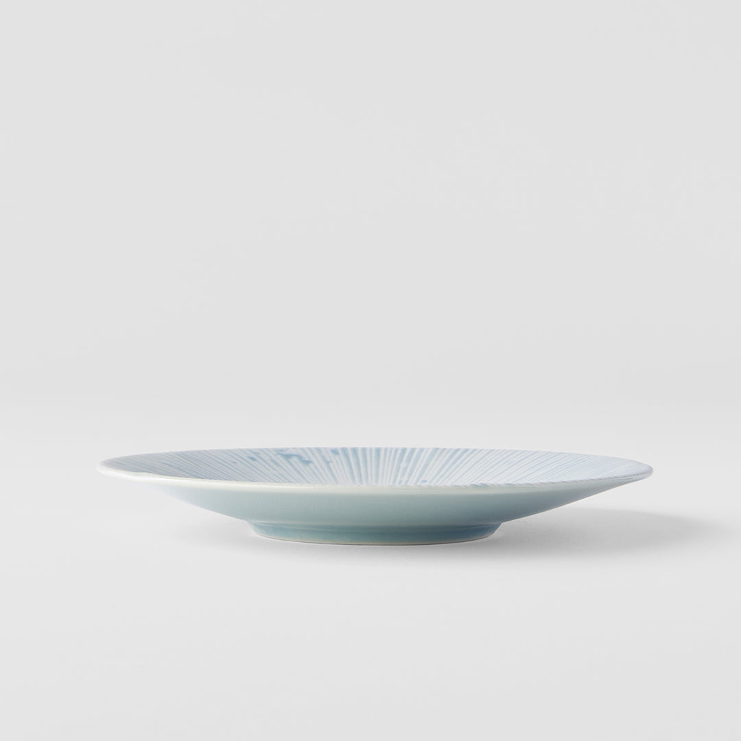 Tapas Plate 16.5cm Ice Blue Glaze V637-C2694