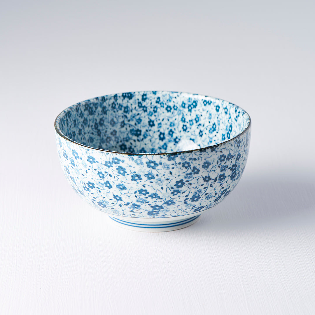 Bowl 16cm Blue Daisy Glaze V637-C2791