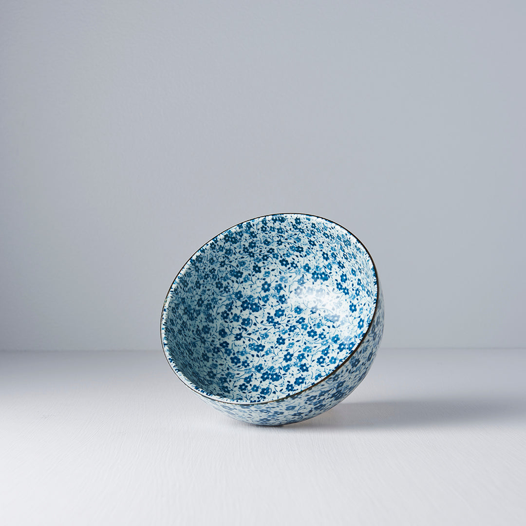Bowl 16cm Blue Daisy Glaze V637-C2791