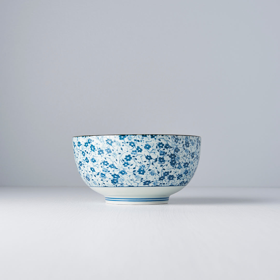 Bowl 16cm Blue Daisy Glaze V637-C2791