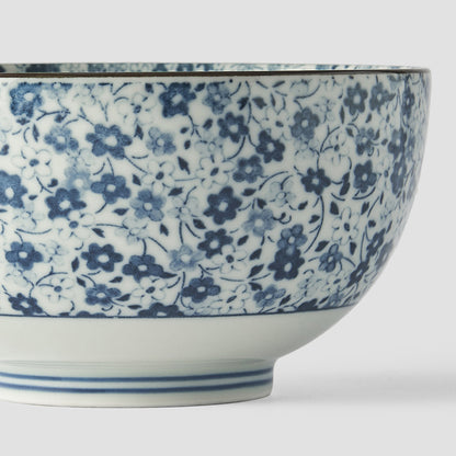 Bowl 13cm Blue Daisy Glaze V637-C2792
