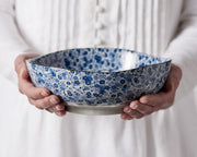 Dinner Plate 23cm Blue Daisy Glaze V637-C2793
