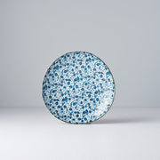 Side Plate Organic 19cm Blue Daisy Glaze V637-C2794