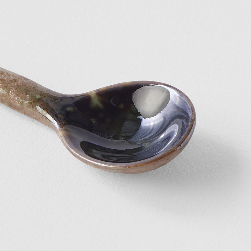 Spoon 12cm Crystal Green Glaze V637-C2852