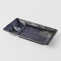 Dumpling Plate 21cm Black Glaze V637-C2865
