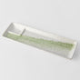 Dumpling Plate 33cm Green Brushstroke V637-C2867