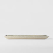 Dumpling Plate 33cm Sumi Brushstroke Glaze V637-C2868