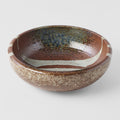 Bowl Thick Edge 24cm Striped Earth Glaze V637-C2870