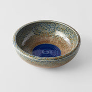 Bowl Thick Edge 24cm Earth & Sky Glaze w/ Blue pool V637-C2874