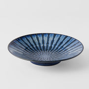 Bowl 24cm Indigo Drip Glaze V637-C2882