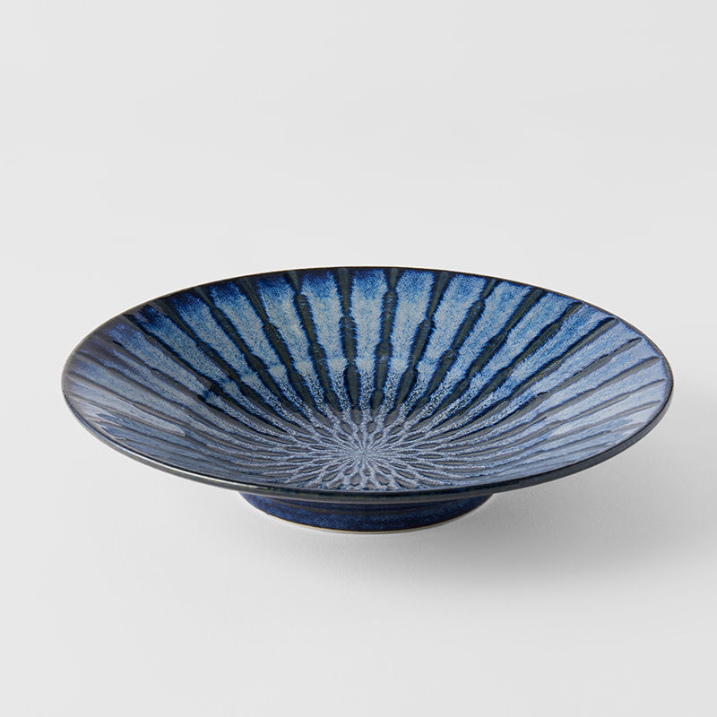 Bowl 24cm Indigo Drip Glaze V637-C2882