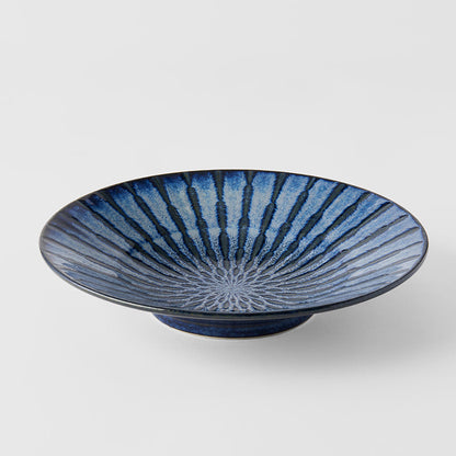 Bowl 24cm Indigo Drip Glaze V637-C2882