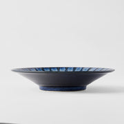 Bowl 24cm Indigo Drip Glaze V637-C2882