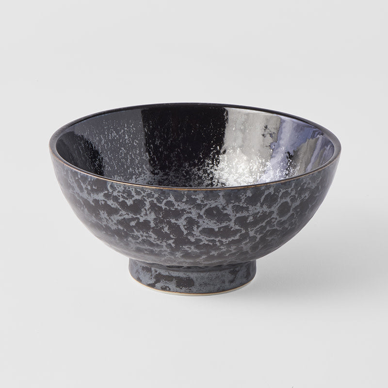 Udon Bowl 19.5cm Black Pearl Glaze V637-C2893