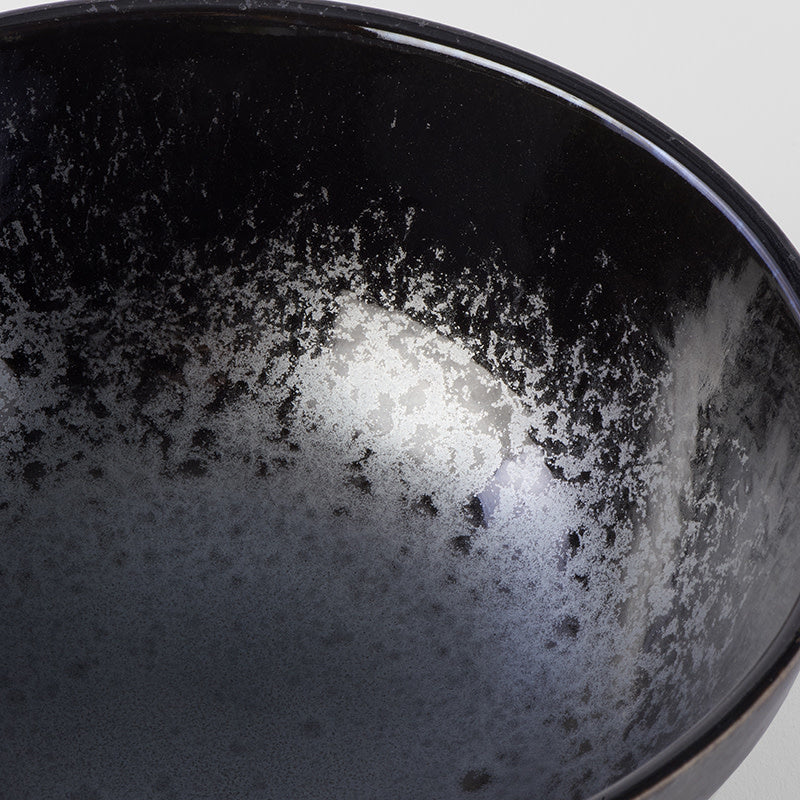 Udon Bowl 19.5cm Black Pearl Glaze V637-C2893