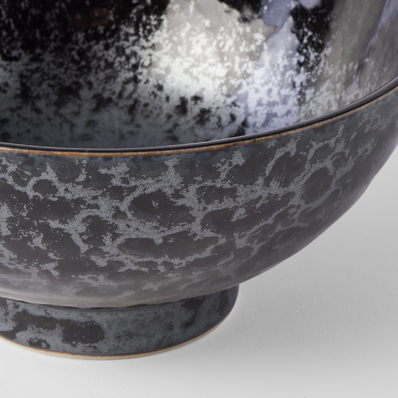 Udon Bowl 19.5cm Black Pearl Glaze V637-C2893