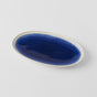 Plate Oval 22cm Ocean Blue Glaze V637-C2913