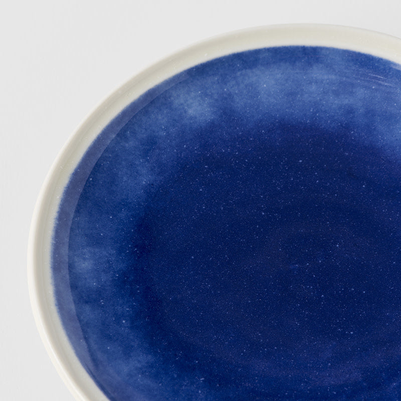 Plate 14.3cm Small Ocean Blue Glaze V637-C2914