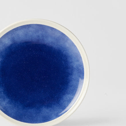Plate 14.3cm Small Ocean Blue Glaze V637-C2914