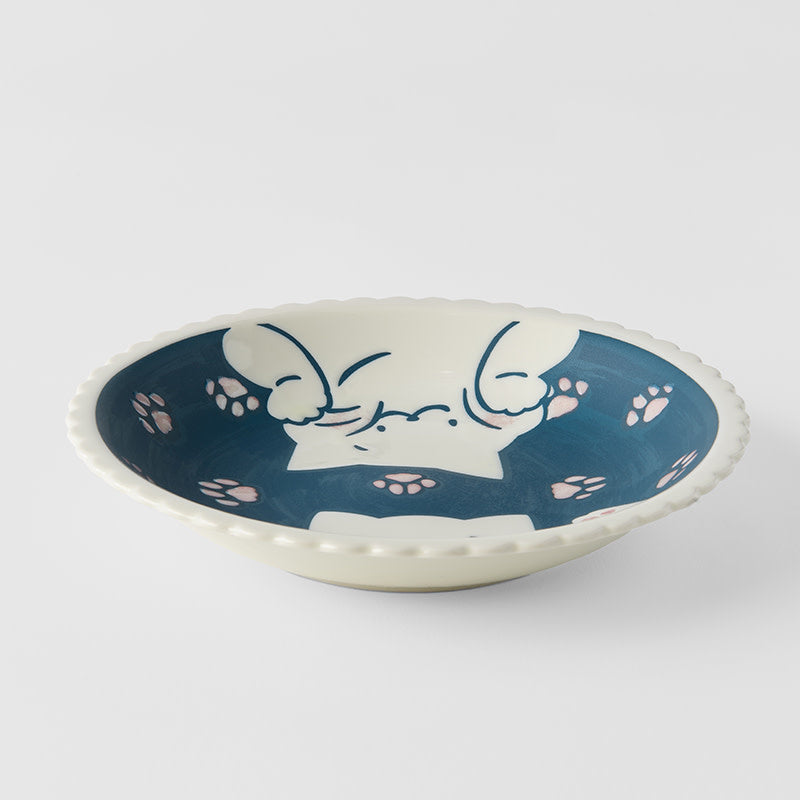 Pasta Bowl 21cm Paw Prints Cat Design V637-C2916