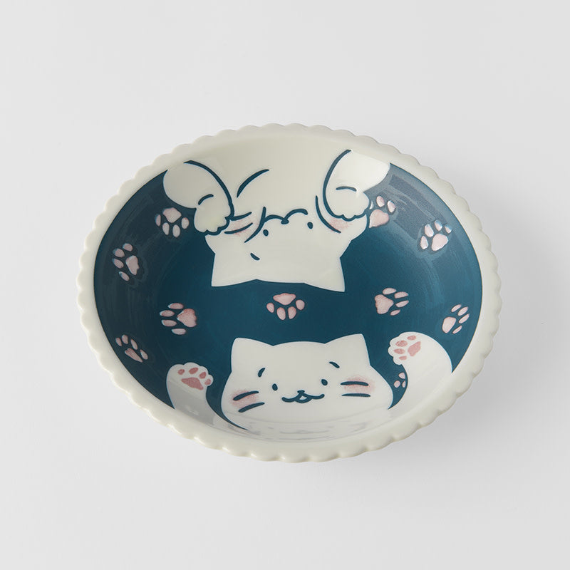 Pasta Bowl 21cm Paw Prints Cat Design V637-C2916